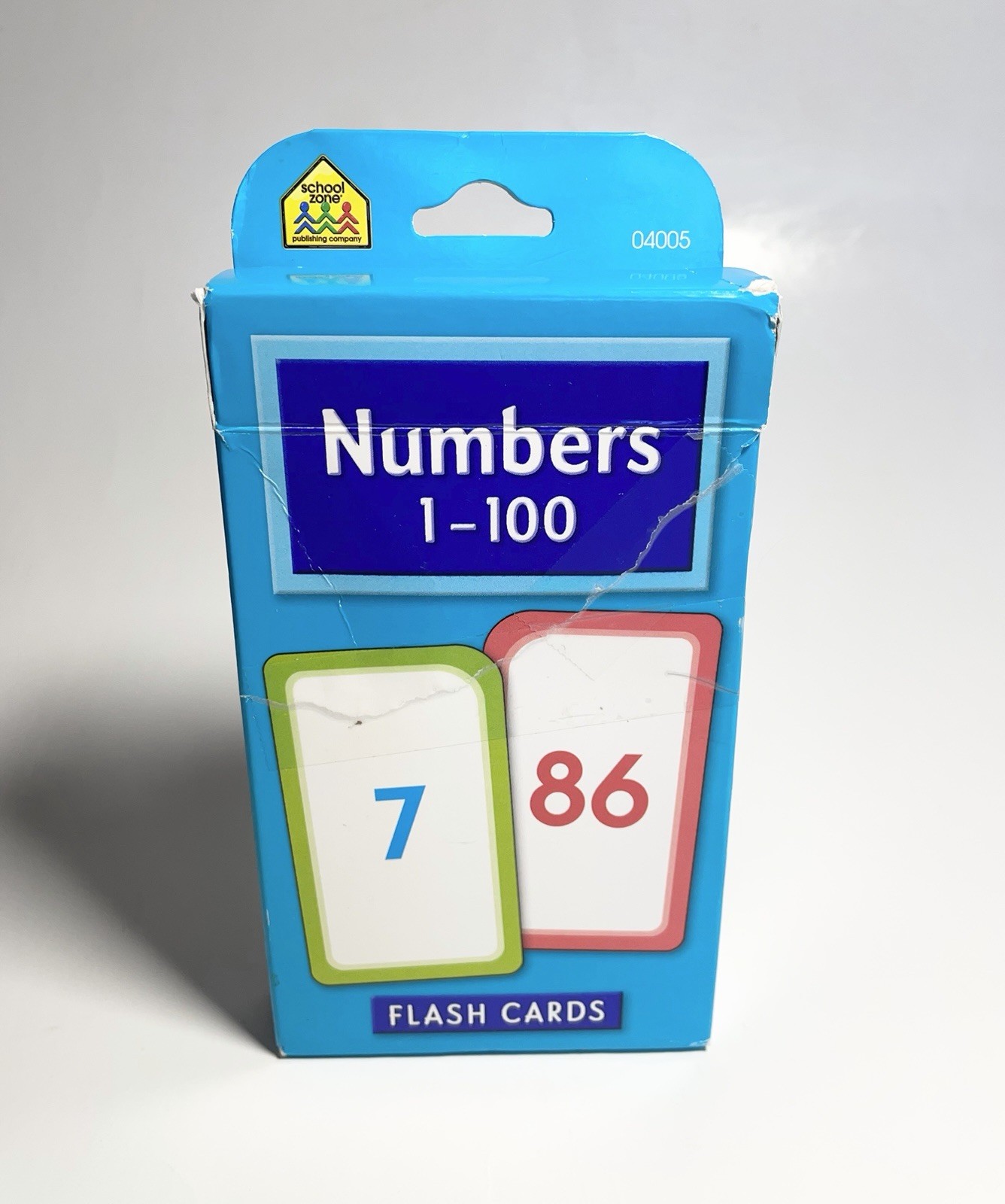 School Zone Numbers 1-100 50 Flash Cards Ages 4-Up