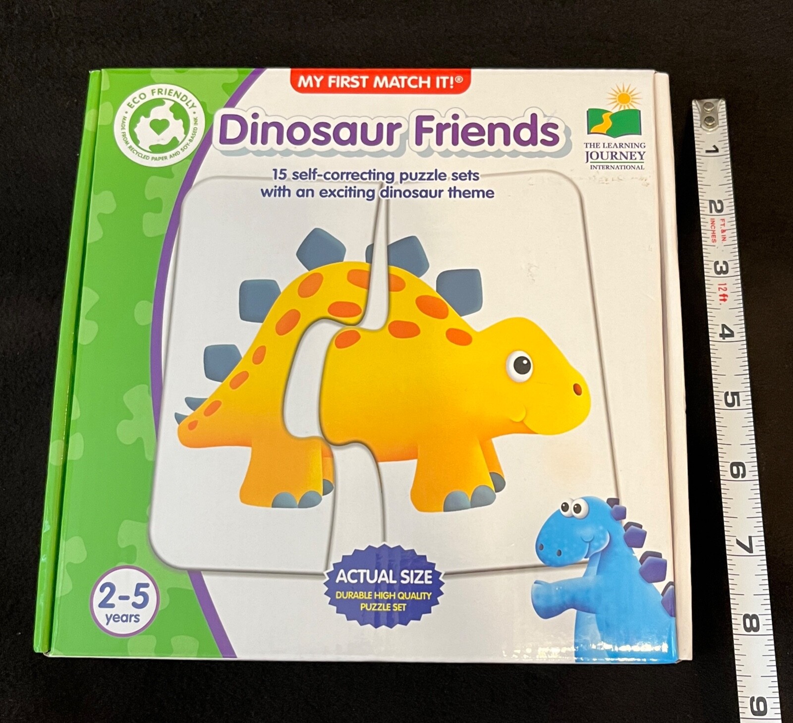 The Learning Journey: My First Match It Dinosaur Friends 2 Years and Up NEW