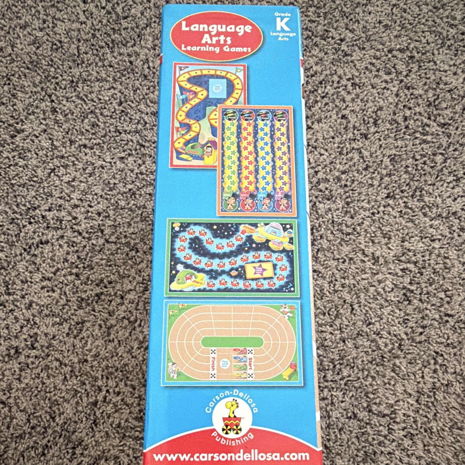 Carson-Dellosa CenterSOLUTIONS Grade K Language Arts Learning Games