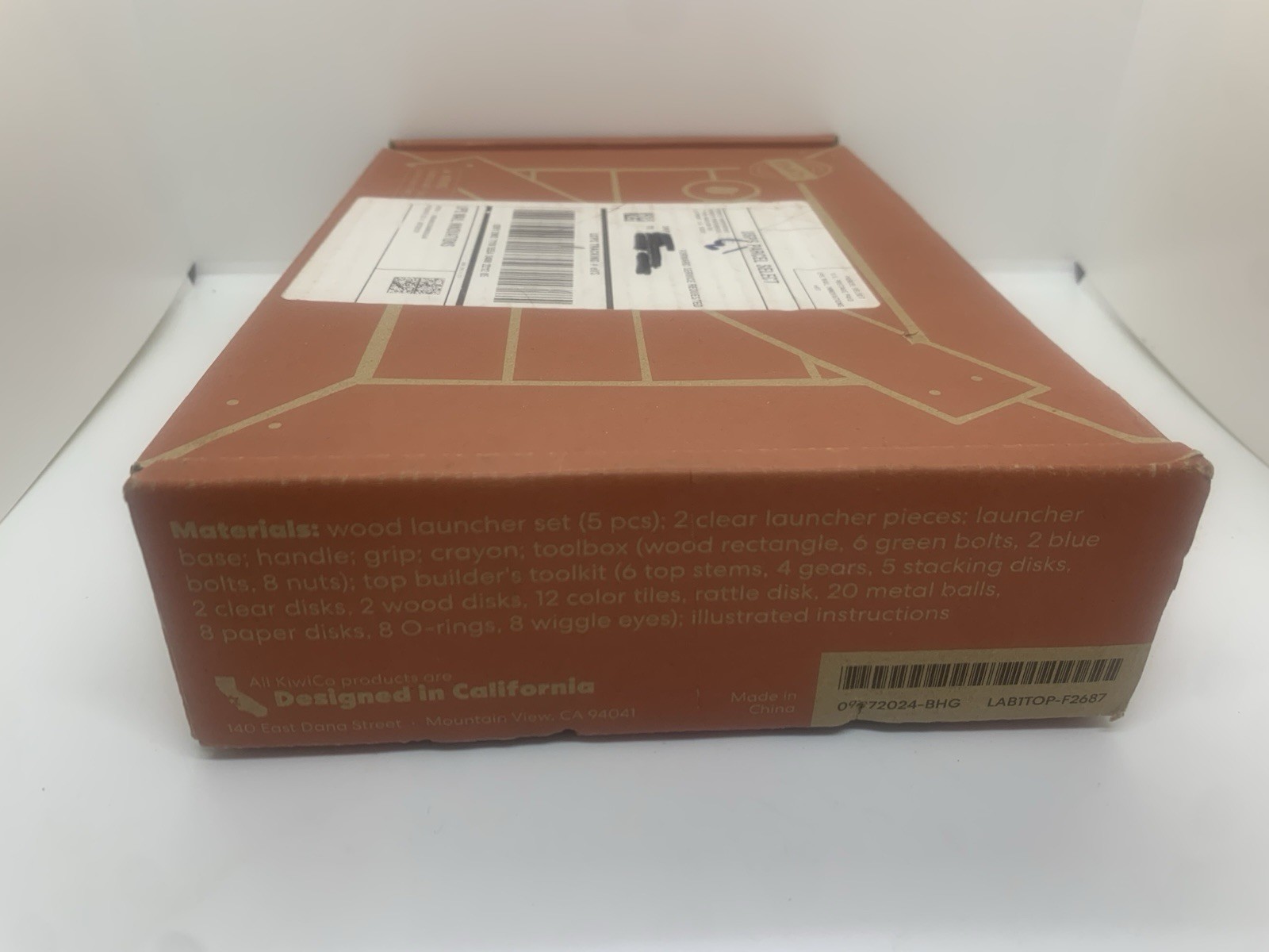 Kiwi Co Tinker Crate STEM Toy “Transforming Tops” Ages 6-9+ 2024 NEVER OPENED