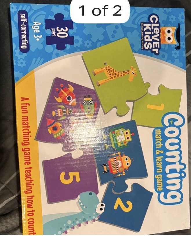 Clever Kids Puzzle Game Ages 3+