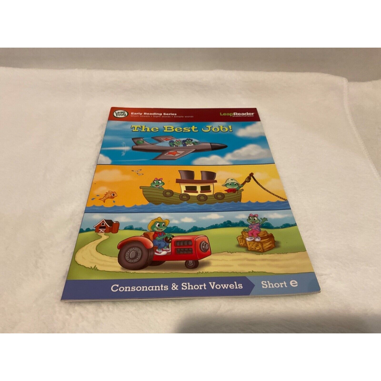 LeapFrog Early Reading Book ‘The Best Job’, Learn with Consonants, Short Vowel E
