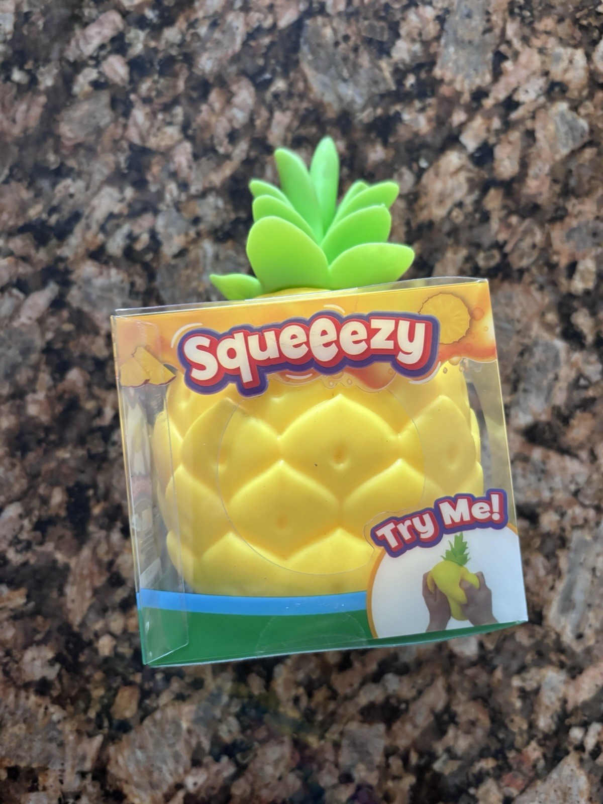 Sunny Days Squeeezy Pineapple – Stress Sensory Fidget Toy New & Sealed