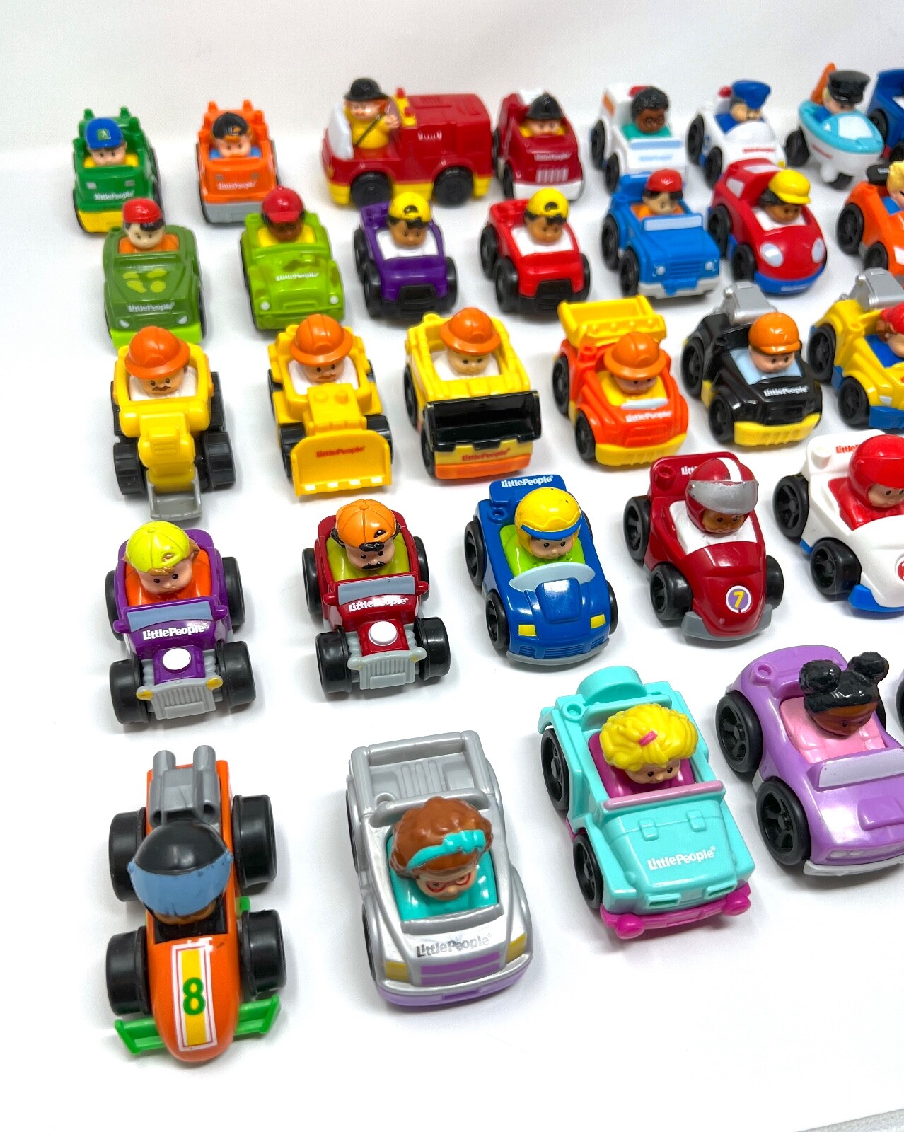 You Pick – Little People WHEELIES Cars Trucks Construction Racecar Girls Boys