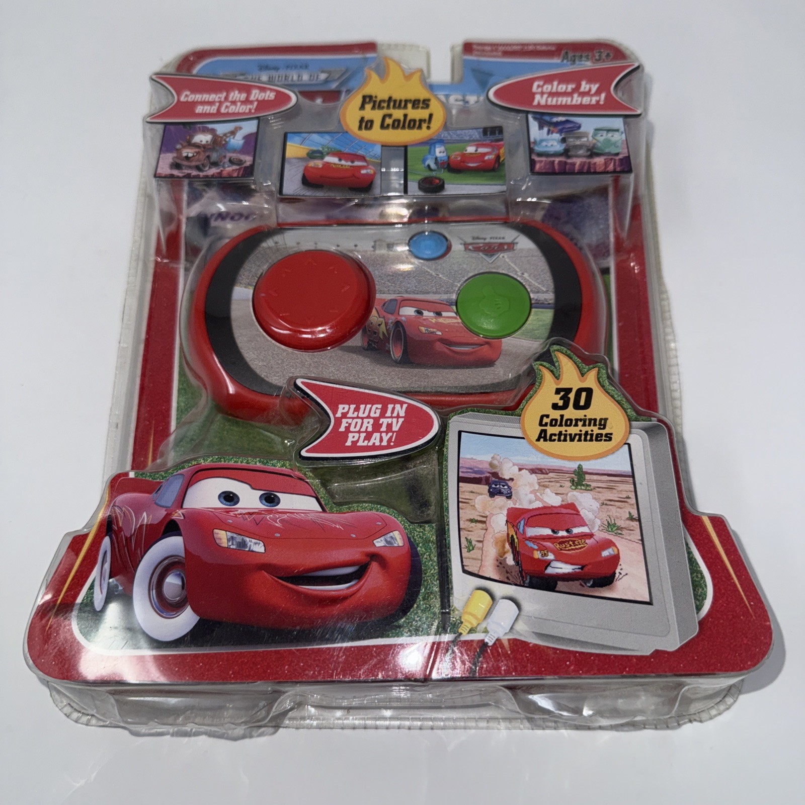 Disney Pixar Cars Interactive Coloring Book Electronic TV Learning System Ages