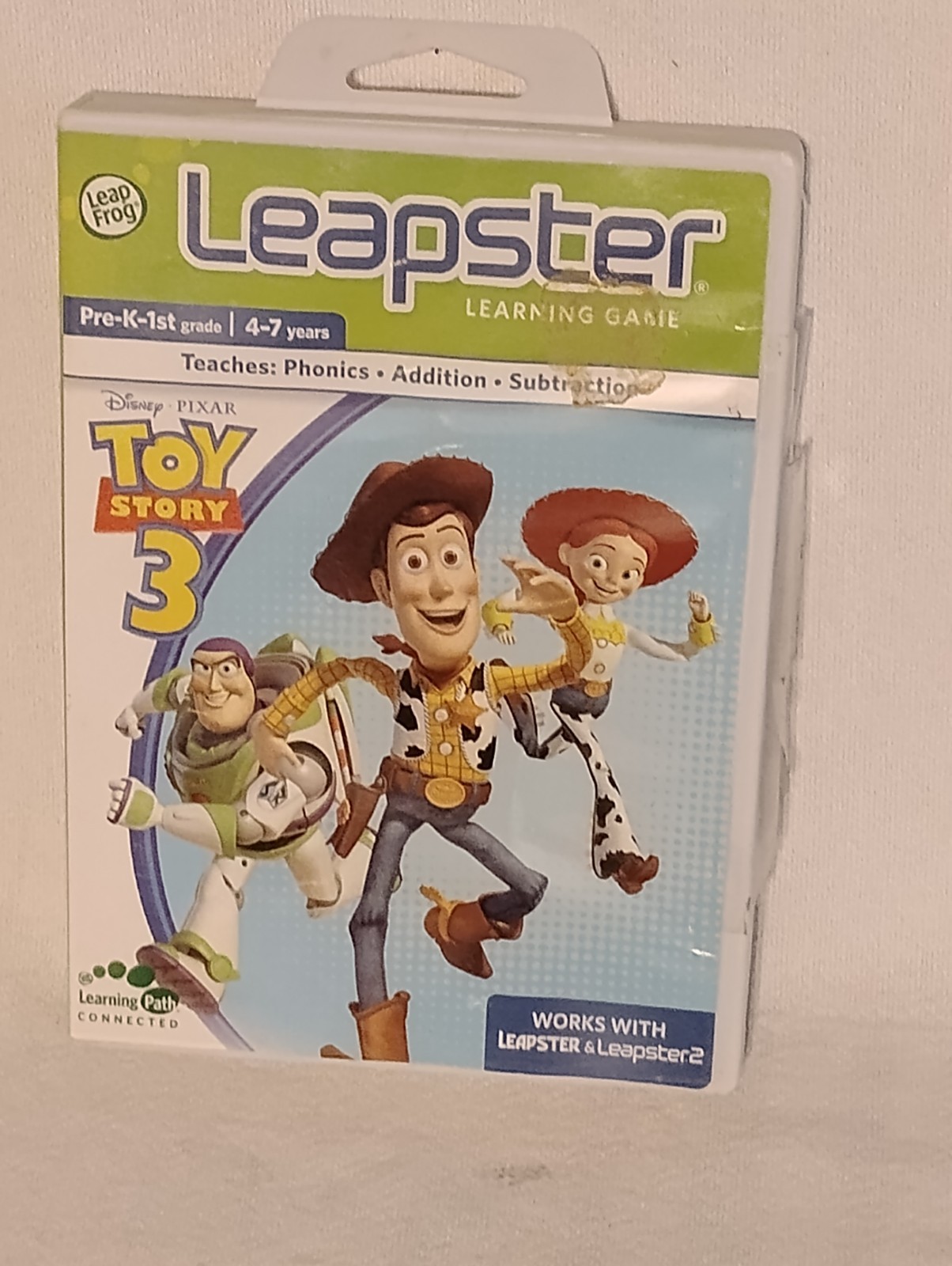 Leap Frog Leapster Toy Story 3 Learning Game Disney Pixar works with Leapster 2