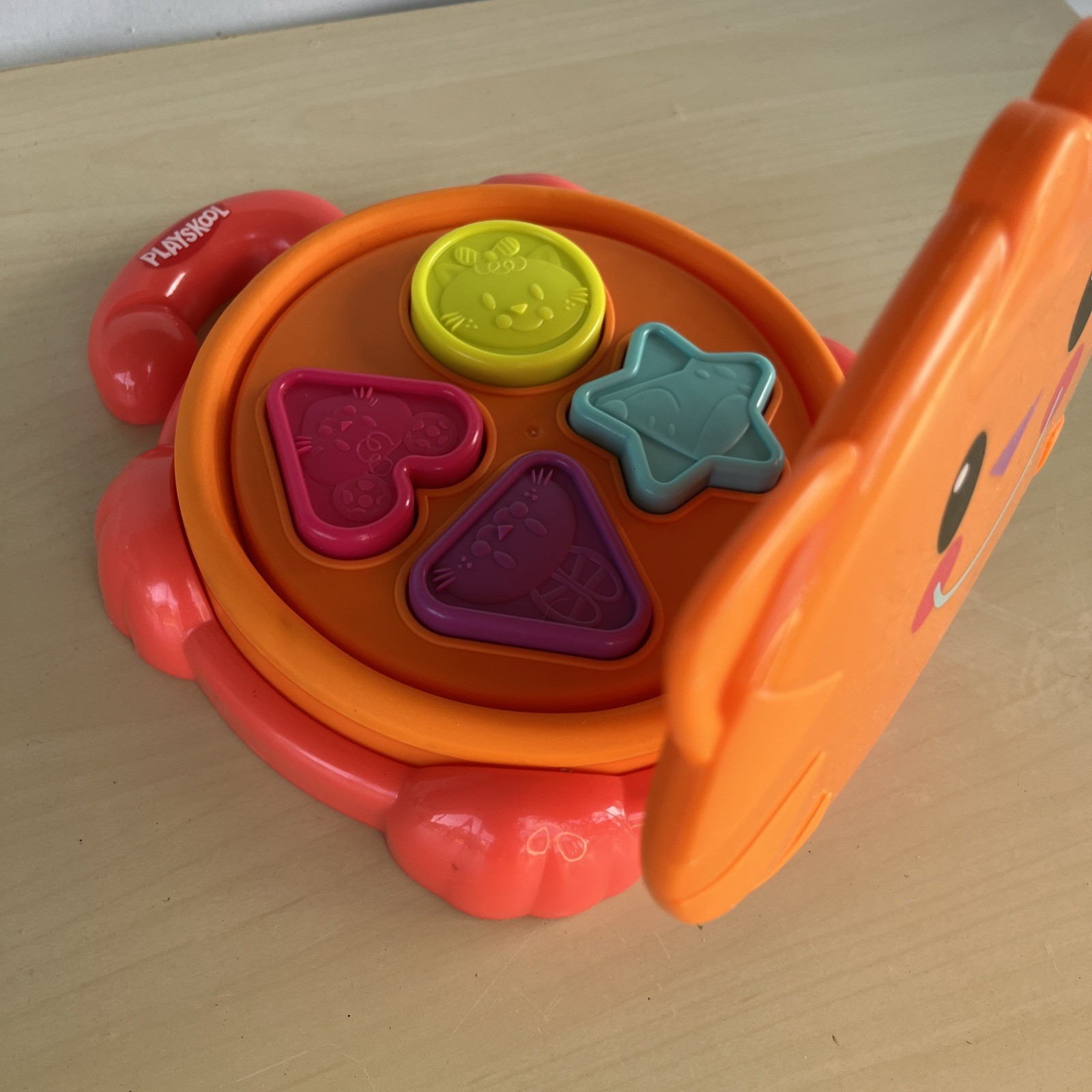 Playskool Pop Up Cat Shape Sorter Baby Toddler Learning Toy 18 months Complete