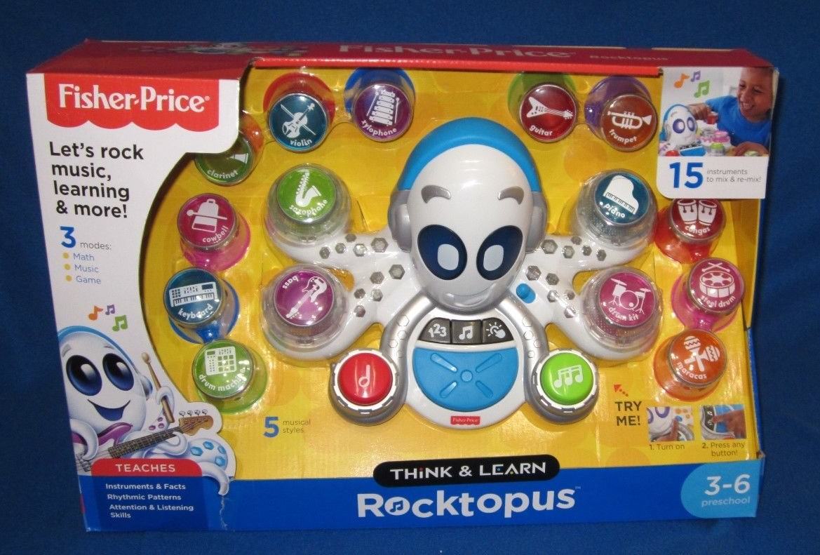 Fisher Price Think & Learn Rocktopus Musical Learning Toy Preschool 3-6 FXW98