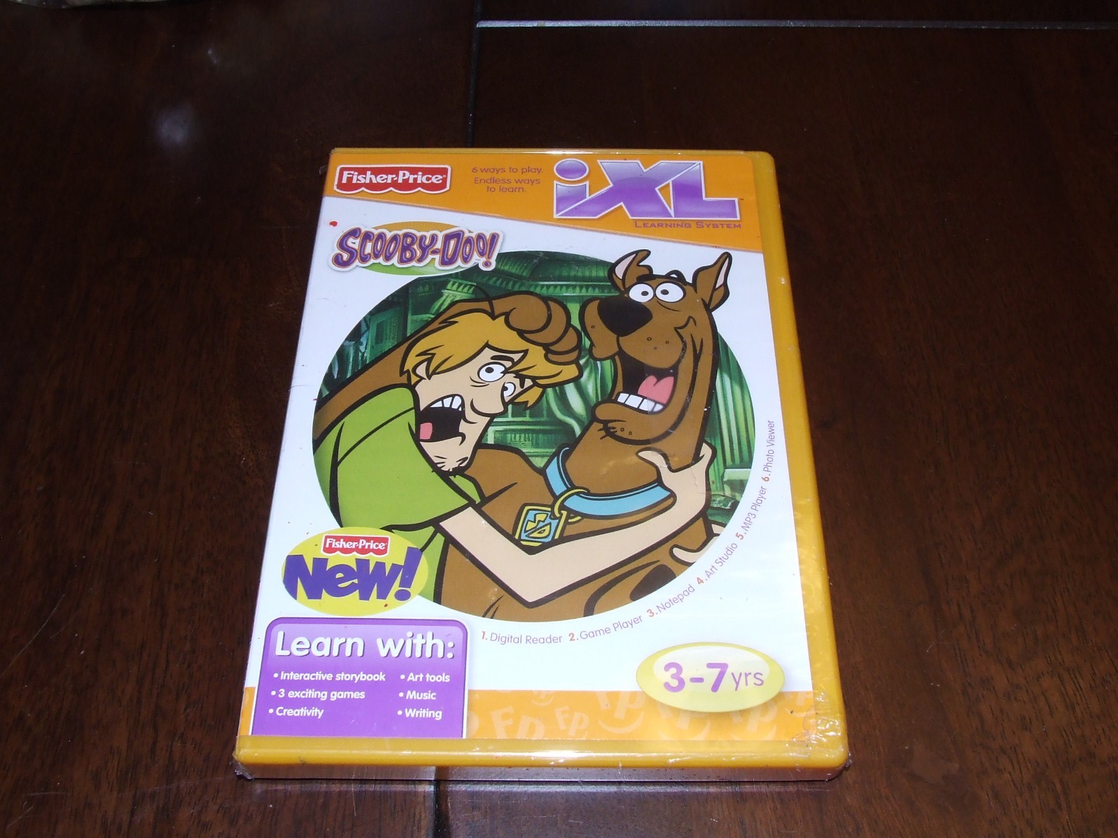 Fisher Price IXL Scooby-Doo ages 3-7 educational New 6 ways to learn kids fun