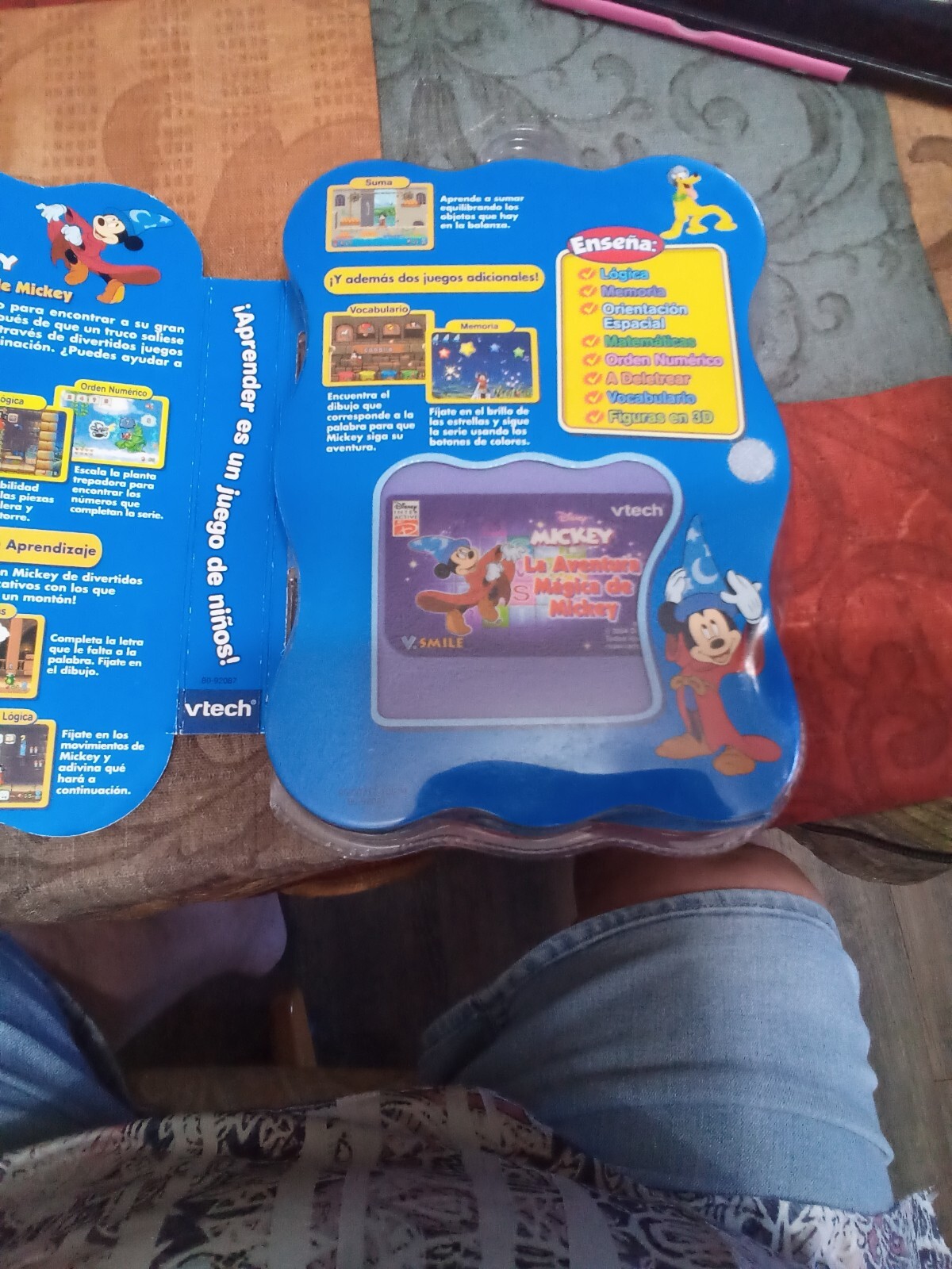NEW Spanish V-TECH V.SMILE V-MOTION MICKEY MOUSE ACTIVE LEARNING GAME AGE 5-7