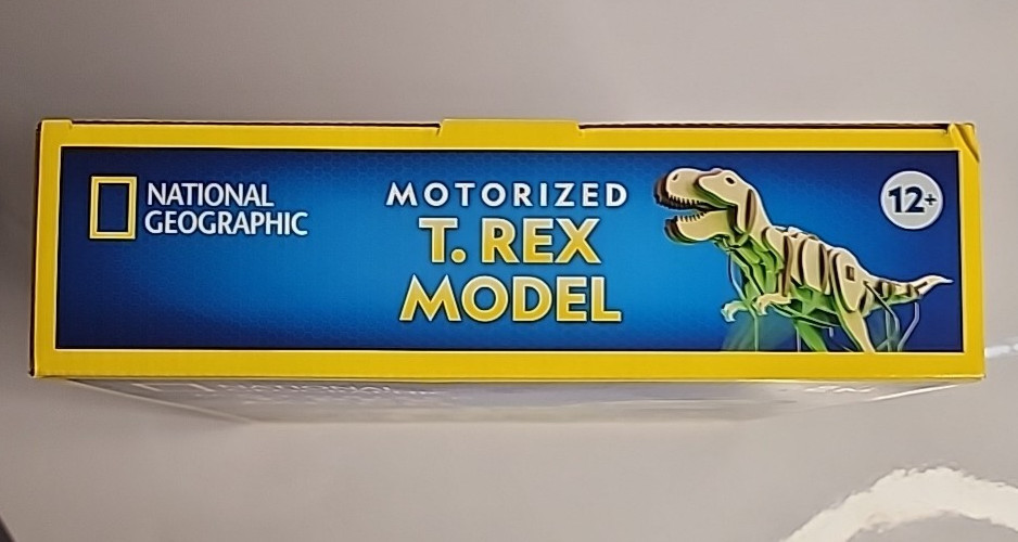 National Geographic Blue Marble STEM Motorized T. Rex Model That Moves Kit