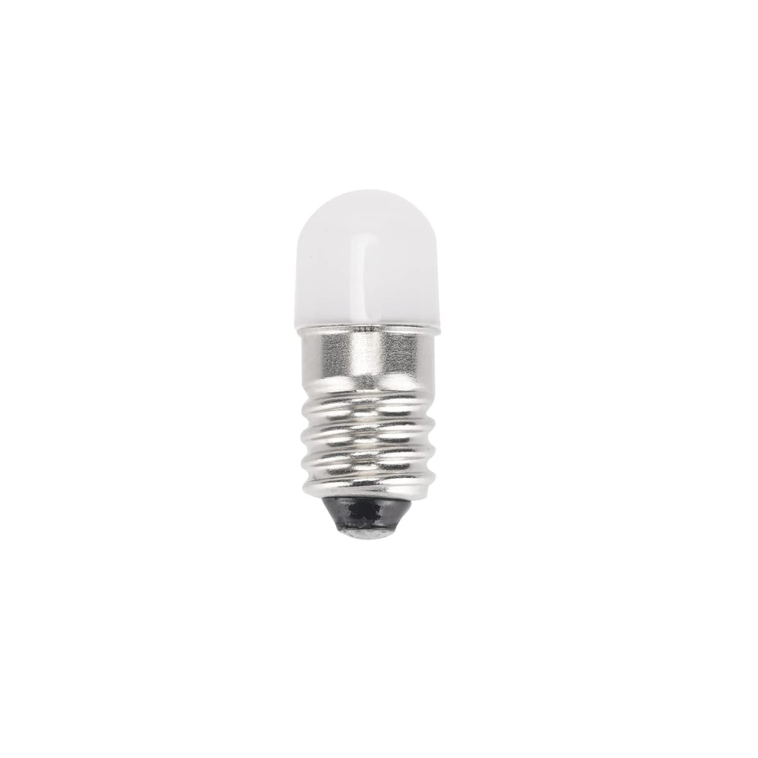 E10 LED Bulbs 24V Warm White,10pcs AC/DC E10 Miniature Screw LED Lamps 0.5Wat…