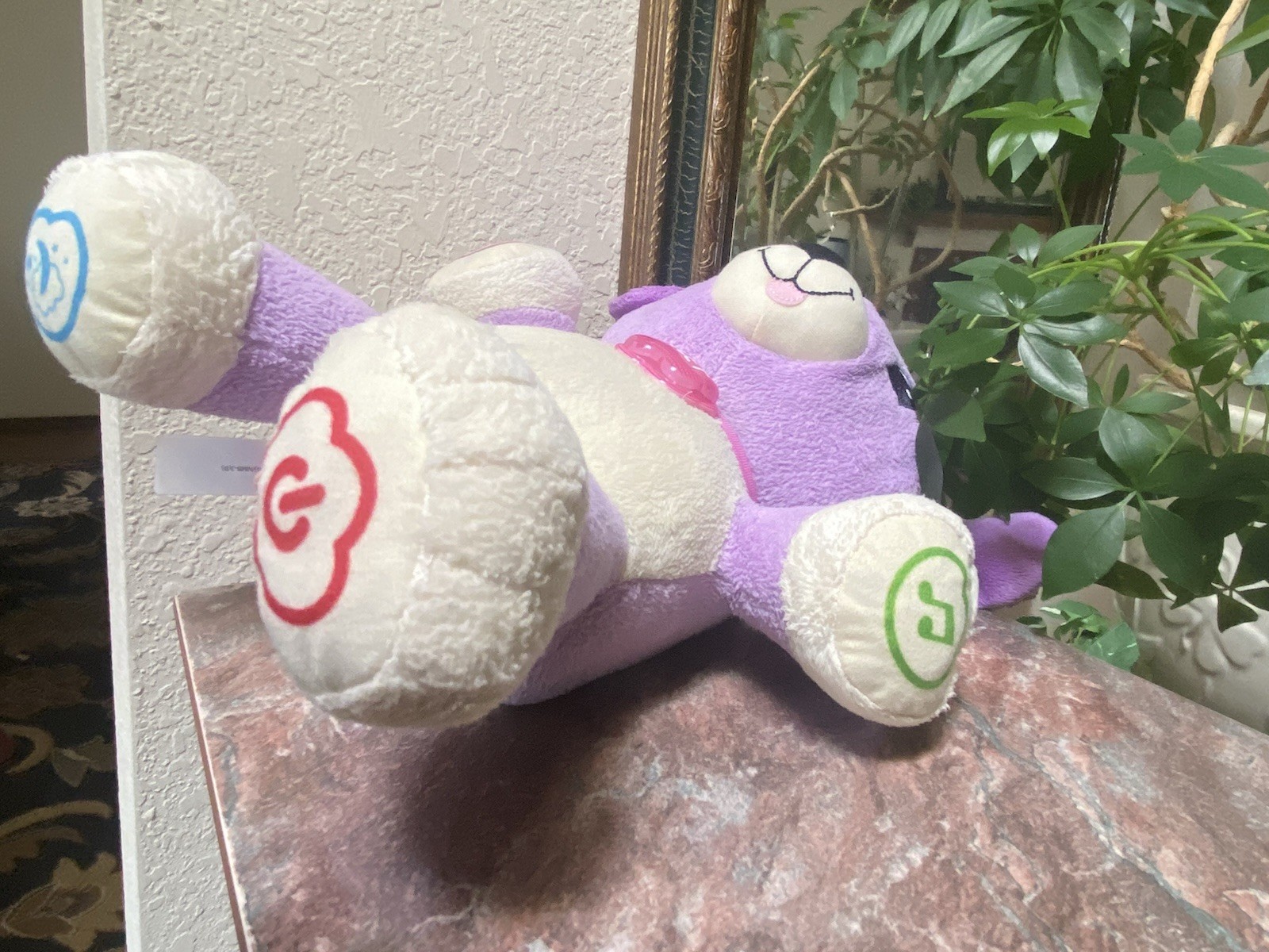 Leap Frog My Pal Violet Purple Plush Dog Talks Sings Music 14″ Interactive Toy