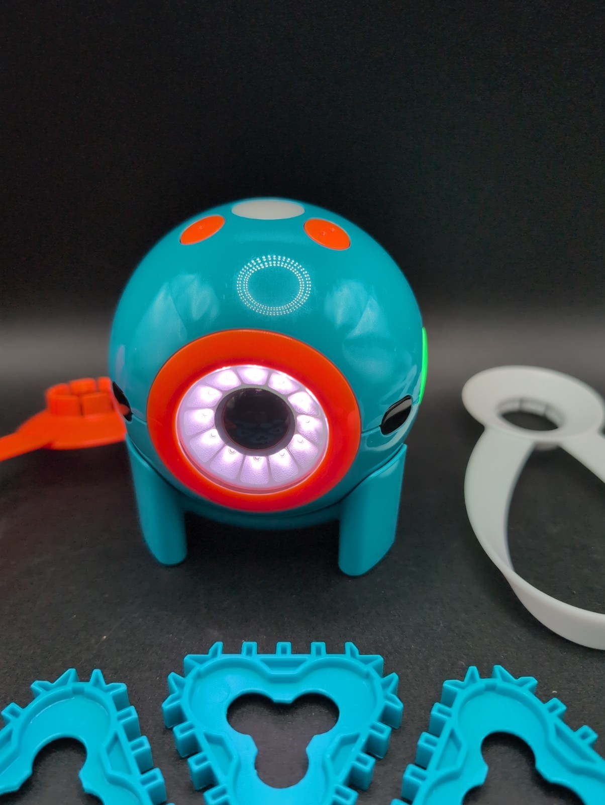 STEM Wonder Workshop Dot Robot Blue Coding Interactive Lot See Photos Works