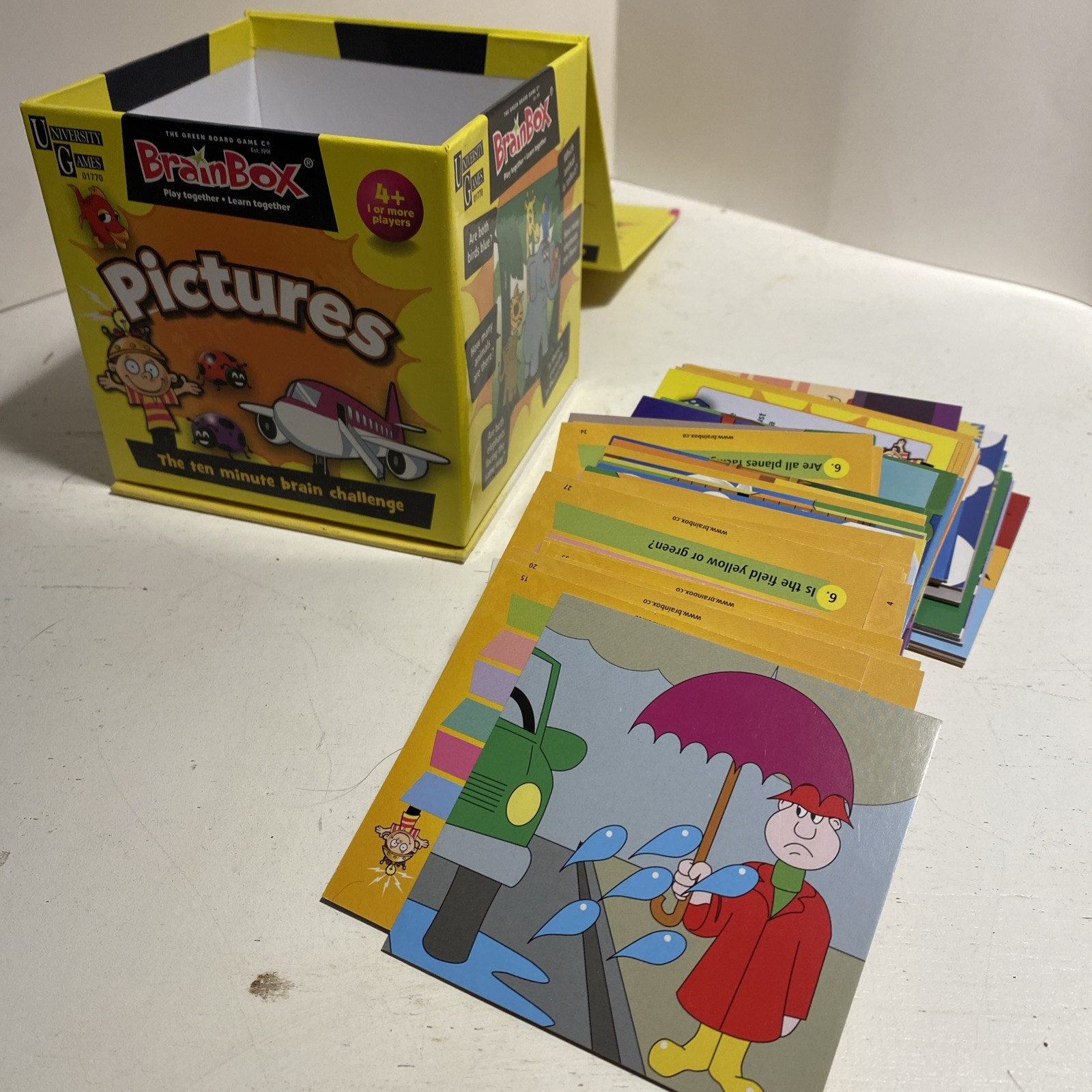 BrainBox Preschool My First Pictures University Games Ages 4+ 1 Or More Players