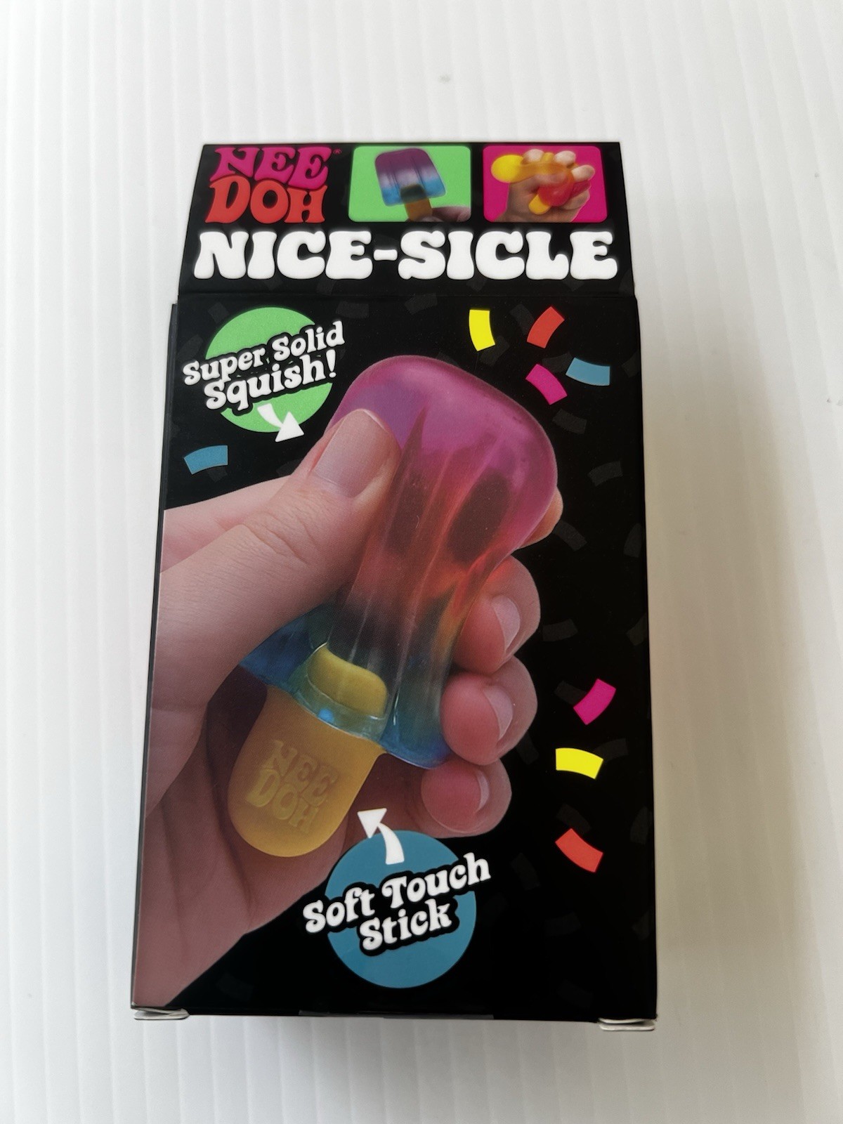 VIRAL NeeDoh Nice-Sicle Popsicle Fidget Squishy Purple Pink – AUTHENTIC New