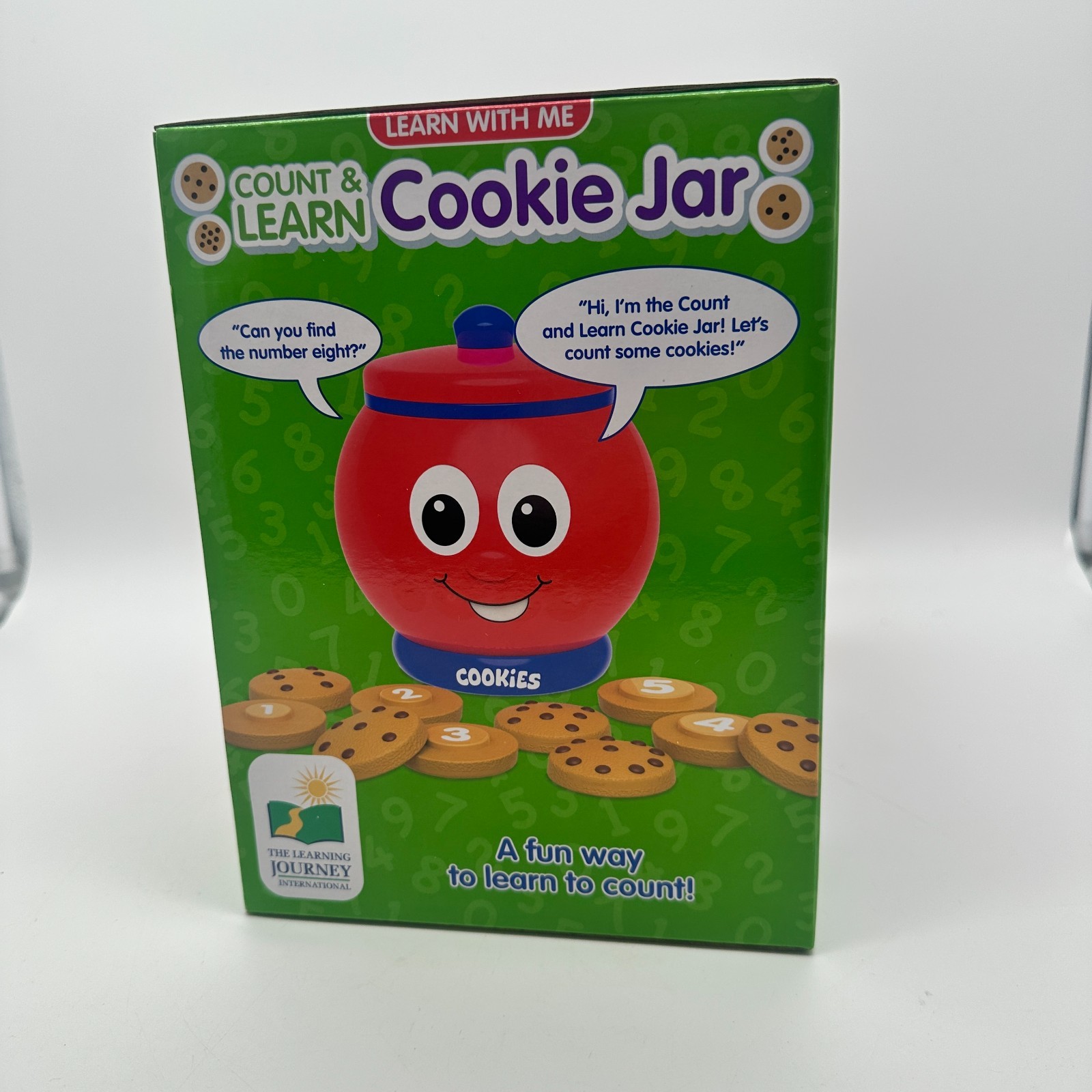 The Learning Journey Learn with Me Count and Learn 10 Cookies Jar Plastic NEW