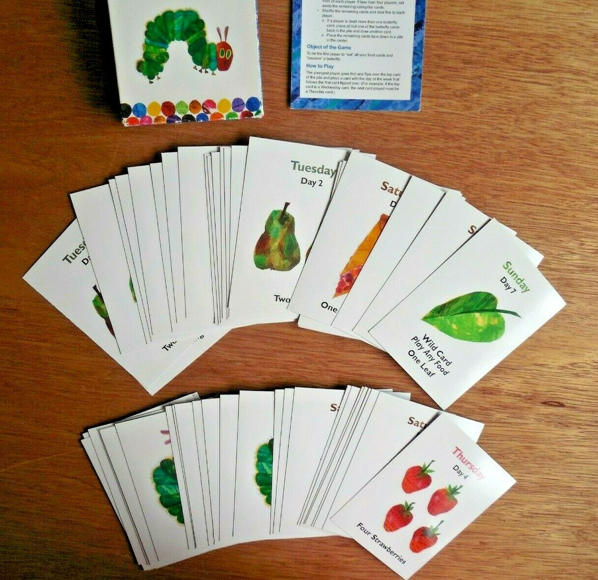 EUC University Games Eric Carle “The Very Hungry Caterpillar” Card Game
