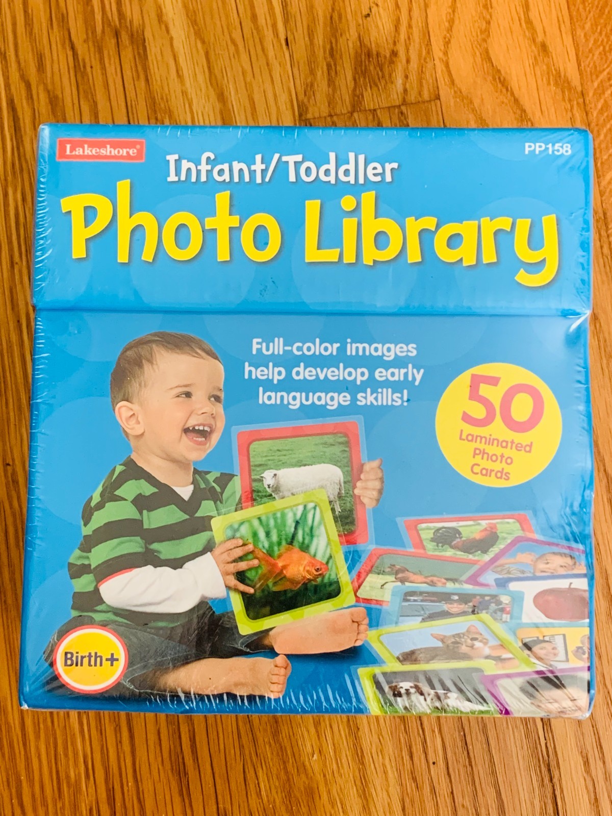 Lakeshore Infant/Toddler Photo Library – 50 Laminated Photo Cards – New