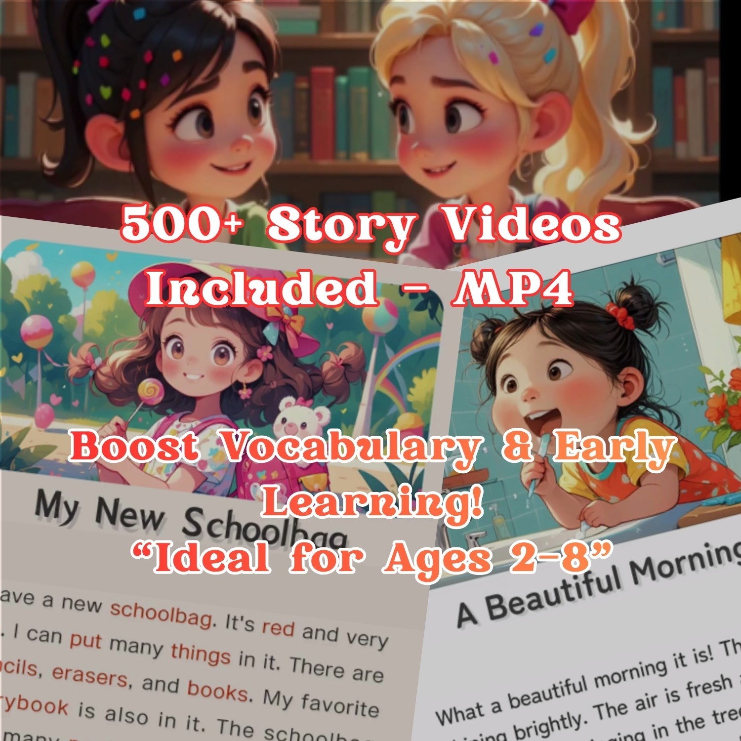 500+ English Learning Audio Visual Books for Kids | Preschool ESL Teaching
