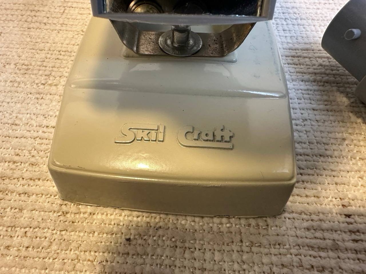 Skil Craft Microscope Lab Set 1960s Vintage Metal Case w/ Accessories 030-6-76
