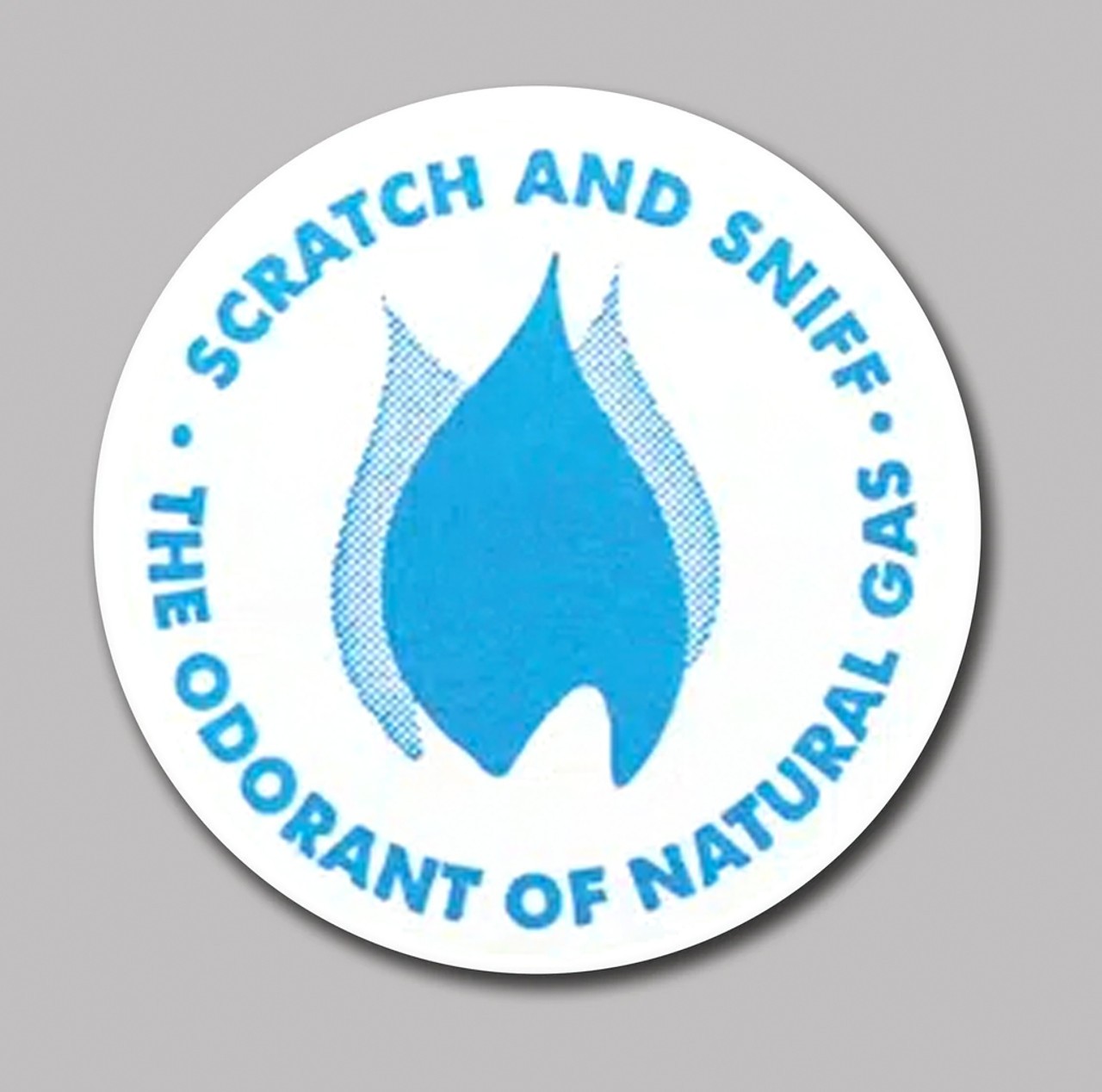 Natural Gas Stickers Kids Education Series Scratch & Sniff Mercaptan Safety 30pk
