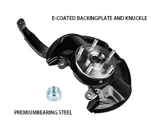 Front Left Side Steering Knuckle & Wheel Bearing Hub Assembly Replacement# 698