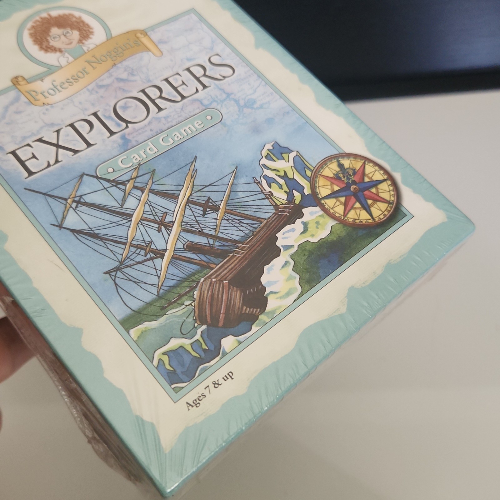 Professor Noggin’s Explorers Card Game Educational Trivia Ages 7+ New Sealed