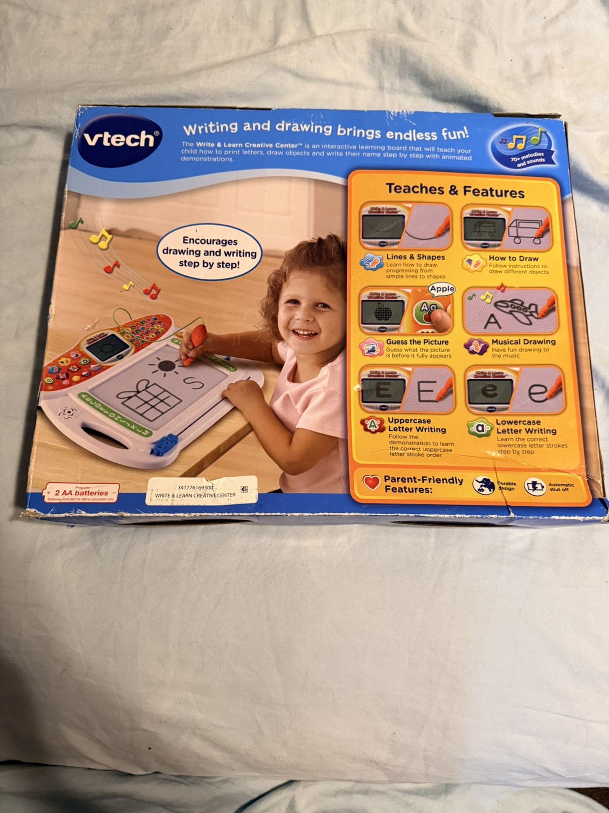 VTech Write and Learn Creative Center Ages 3-6 Years 2015 New Needs Batteries