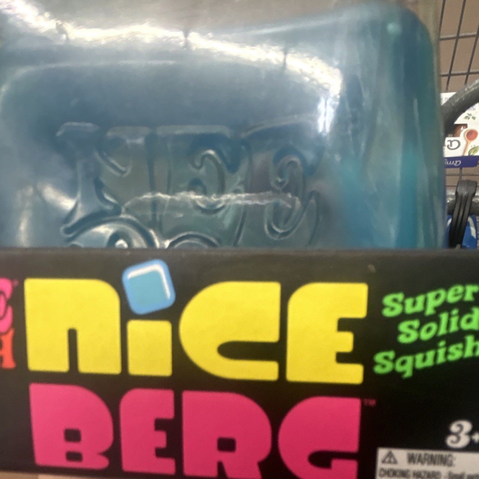 Nice Berg Super Solid Squish Toy Blue for Ages 3+ Years, Age Level 3-4 Years