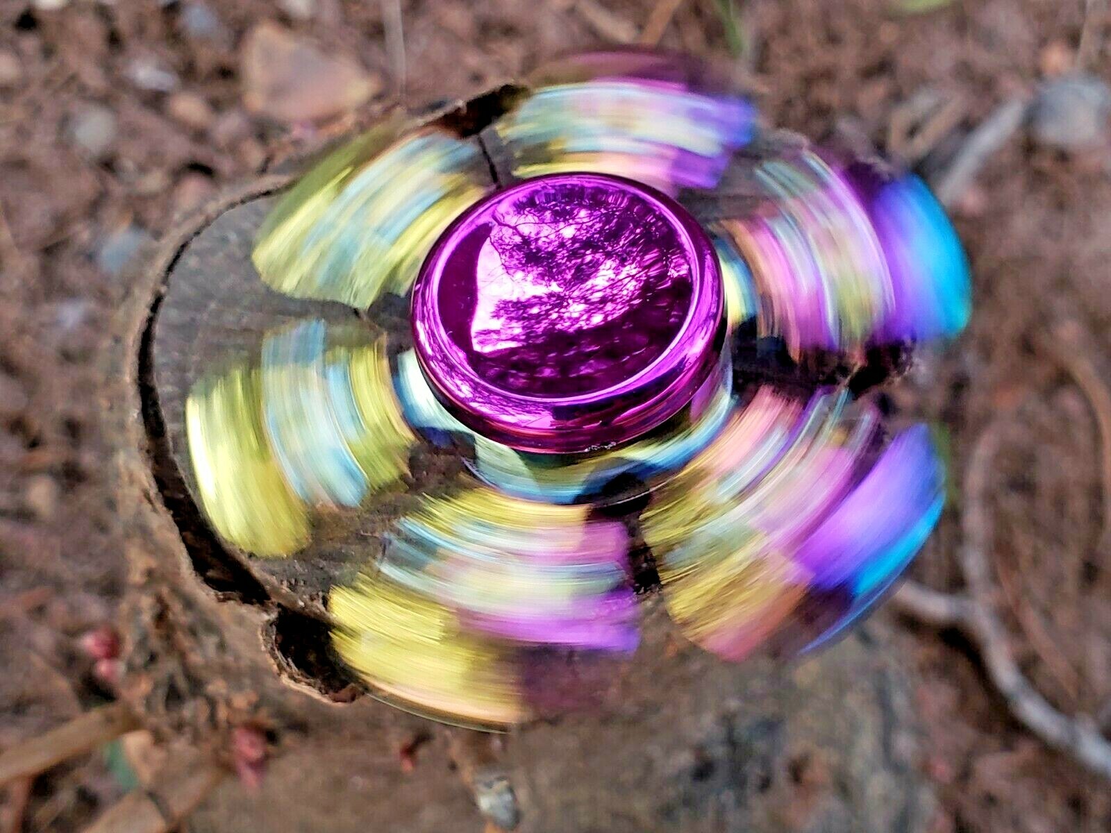 Rainbow Ghosts Skulls Fidget Spinner Toy Kid Adults Boys Girls ADHD Focus Stress