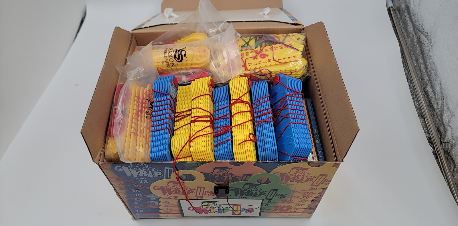 Lot Of 44 Learning Wrap Ups Math Classroom Box Set DIVISION Multiplication Fract