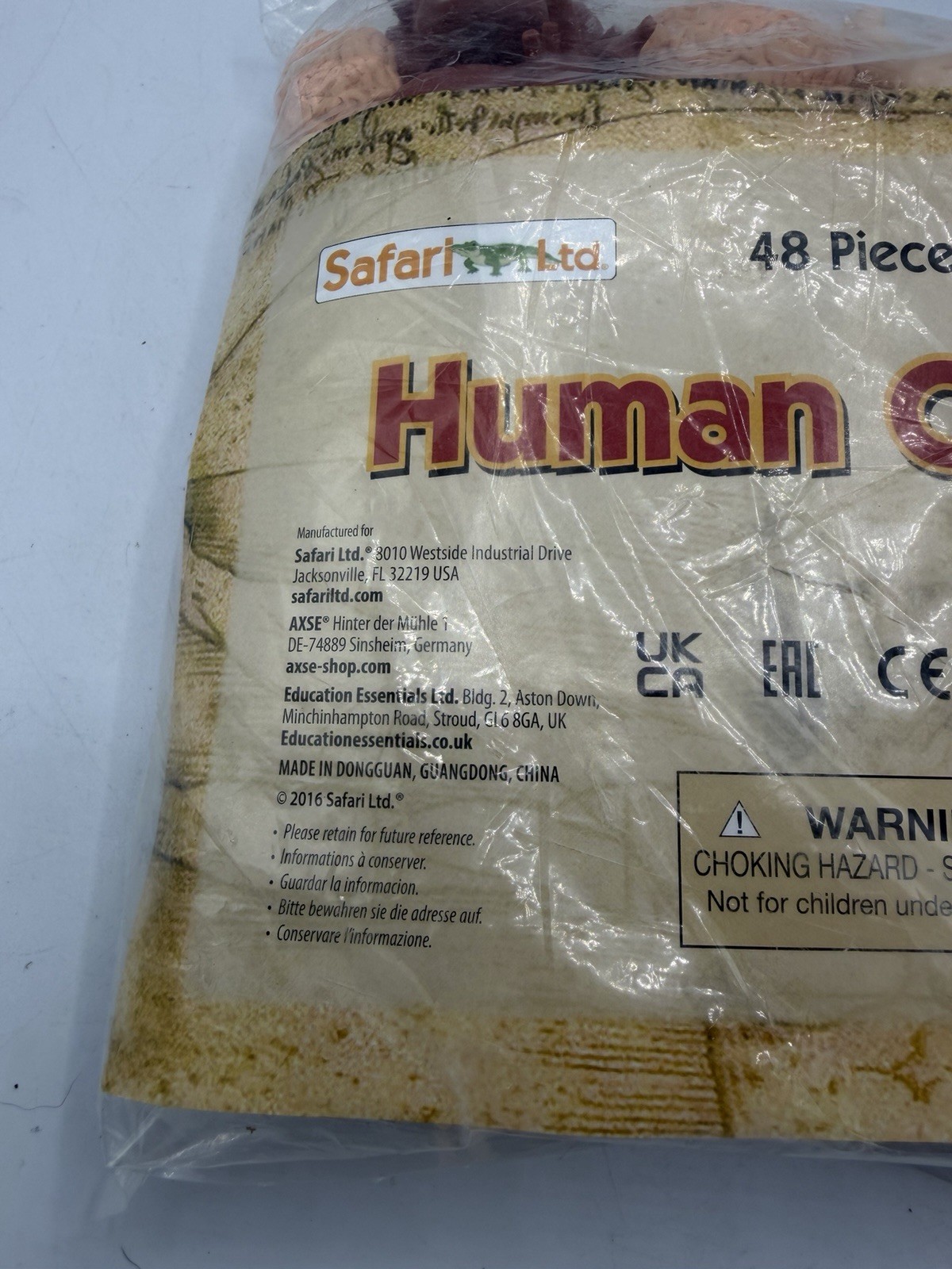 Safari Ltd Human Organs 48 Pieces Bulk Bag
