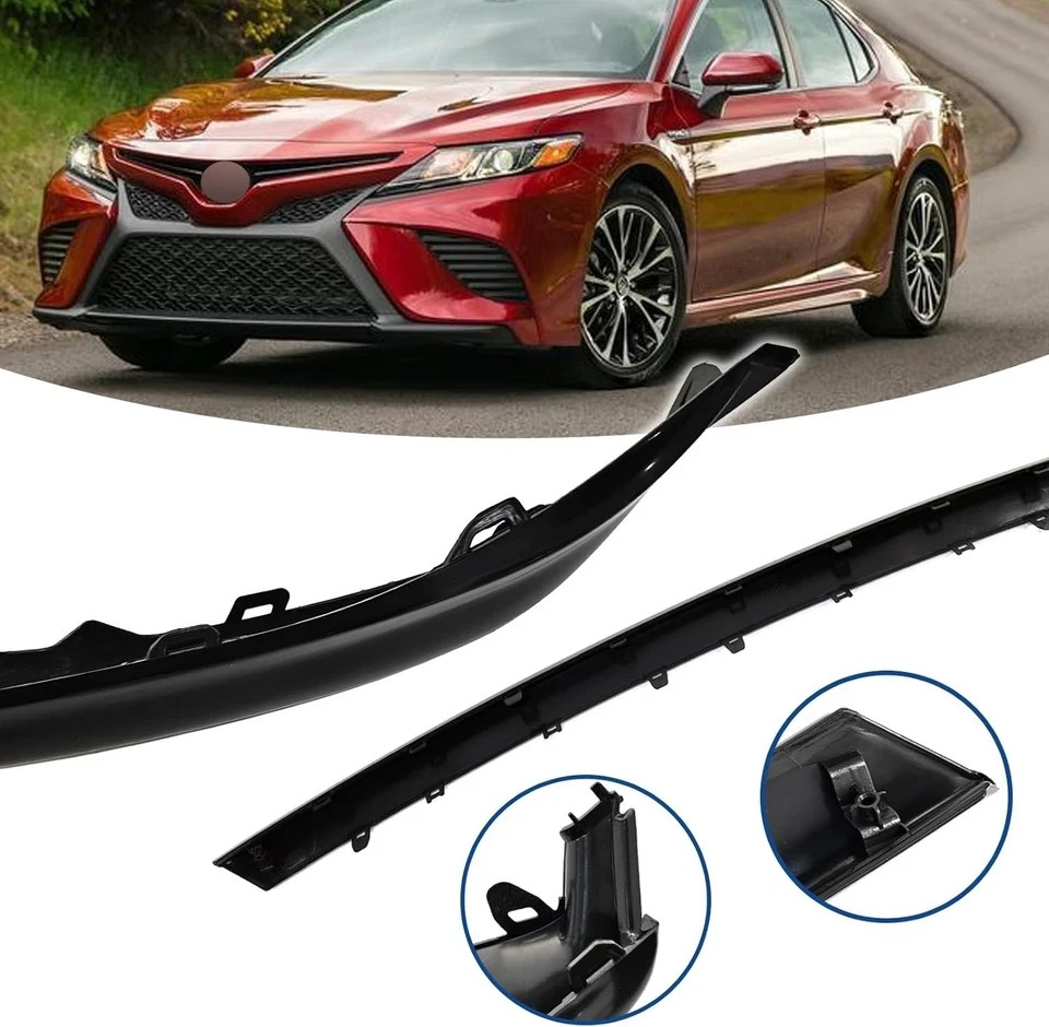 Front Bumper Lower Grille Trim Molding Fit for Toyota Camry SE XSE 2018 2019 202