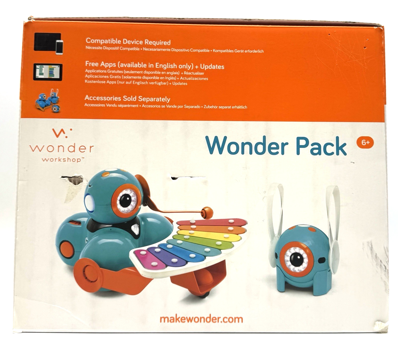 Wonder Workshop Wonder Pack and Wonder Workshop Dash Challenge Cards for Dash
