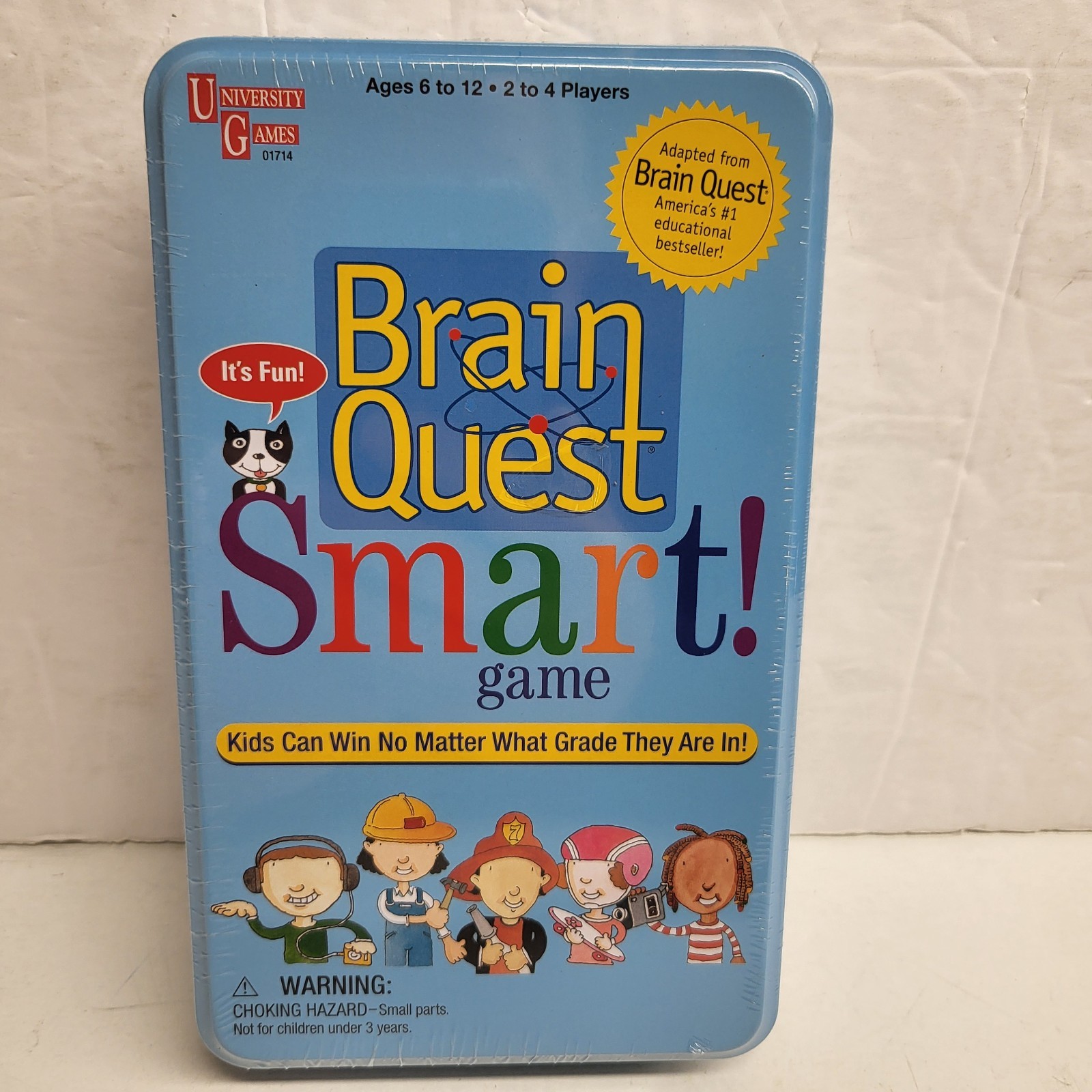 University Games Brain Quest Smart! Card Game – NEW/ SEALED in TIN –