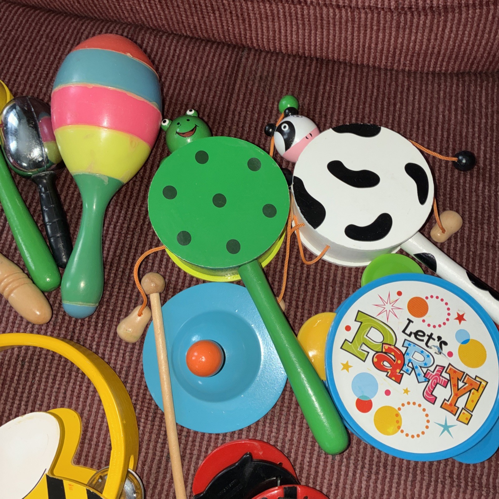 Toy Lot Musical Rhythm Instruments Preschool Daycare Wooden Toy Lot