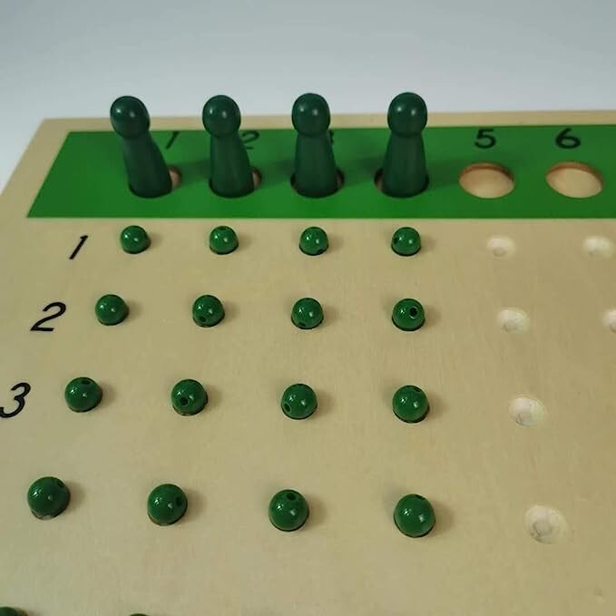 Wooden Montessori math division board game (Premium Quality)