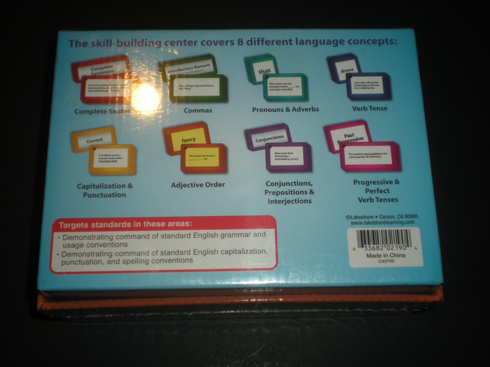 Lakeshore Match & Sort Language Quickies for Grammar & Writing Grades 4-5 Sealed