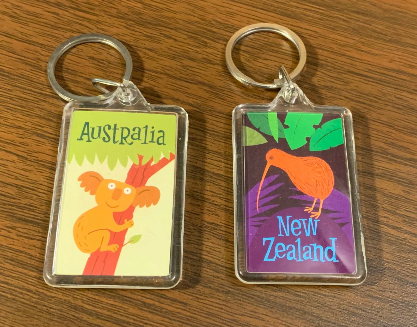 HIGHLIGHTS Top Secret Adventures Keychains Lot of 2 – Australia/New Zealand -GUC