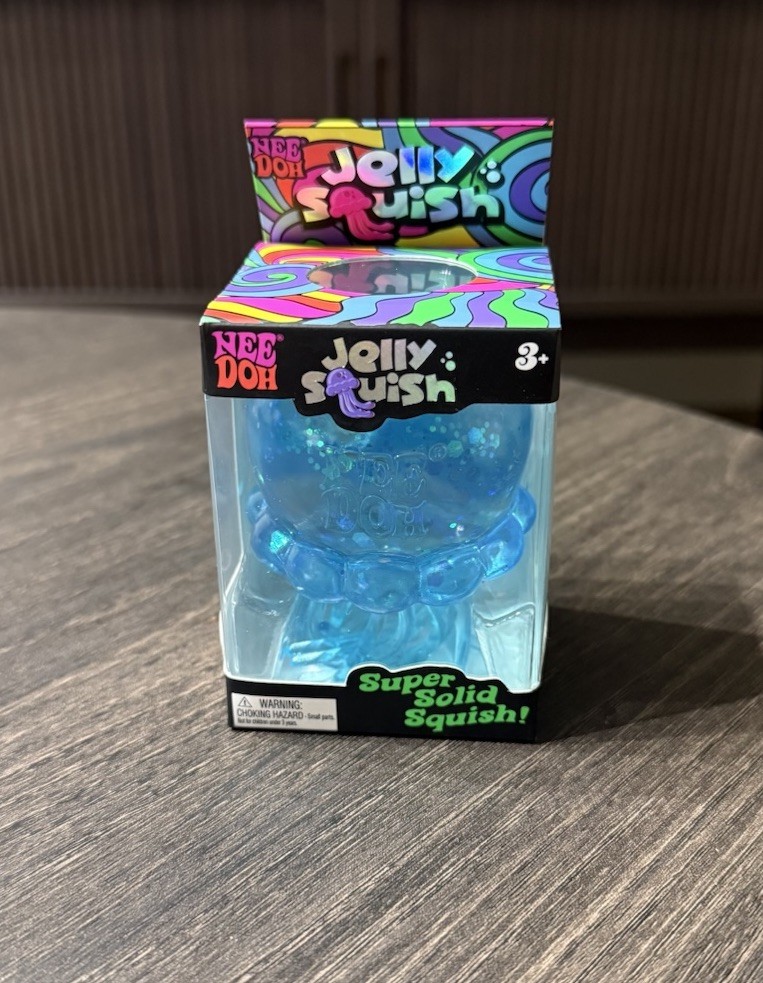 Schylling NeeDoh JellySquish Blue Super Squishy Squeeze Toy 25330NAB $30 OBO