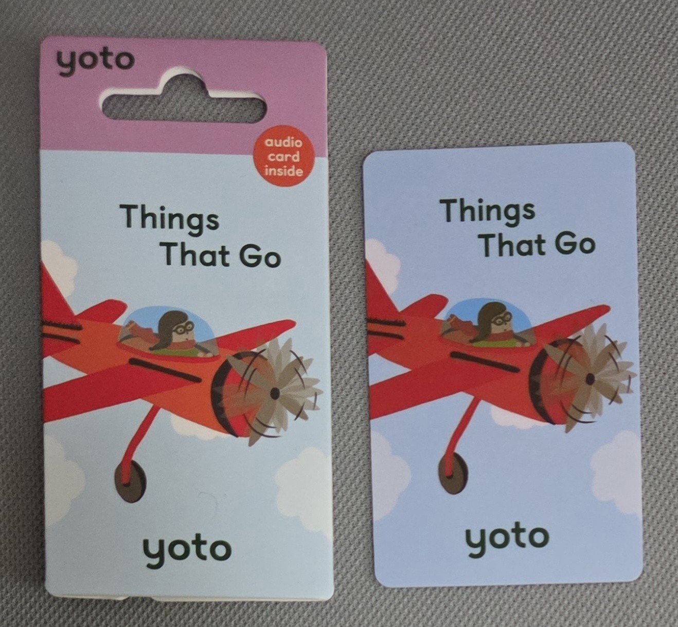 Things That Go – Yoto Audio Sounds Card – Complete with Wrapper – OOP