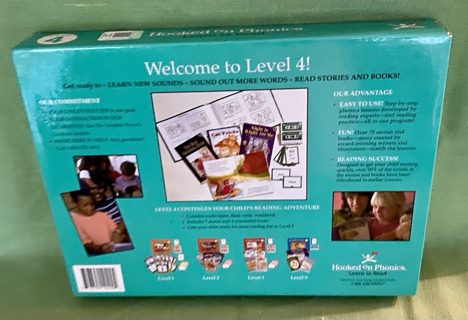 Hooked On Phonics – Learn To Read Level 4 – Books and Cassettes NEW!