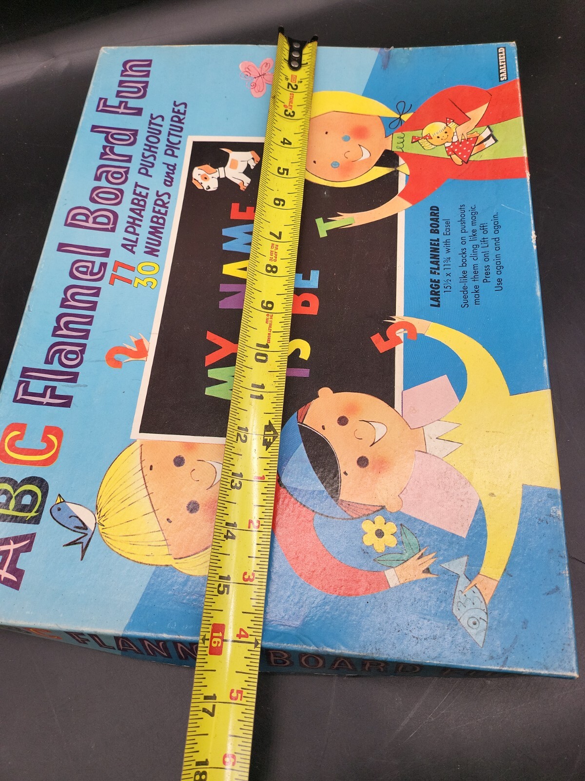 Vintage Flannel Board Complete Set 100+ Piece Activity ABC Numbers RARE NEW