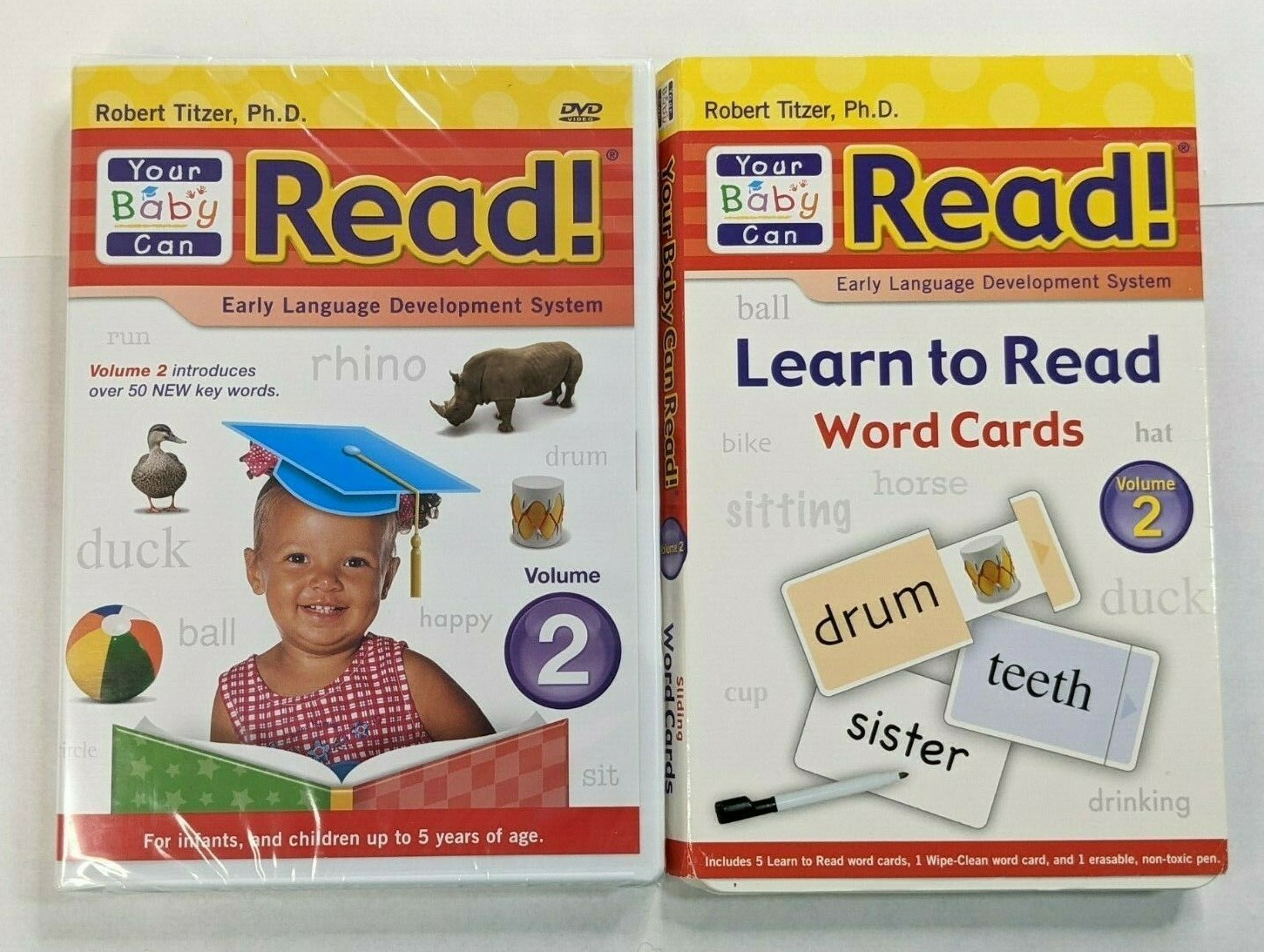 Your Baby Can Read Early Development System Volume 2 DVD, Plus Word Cards