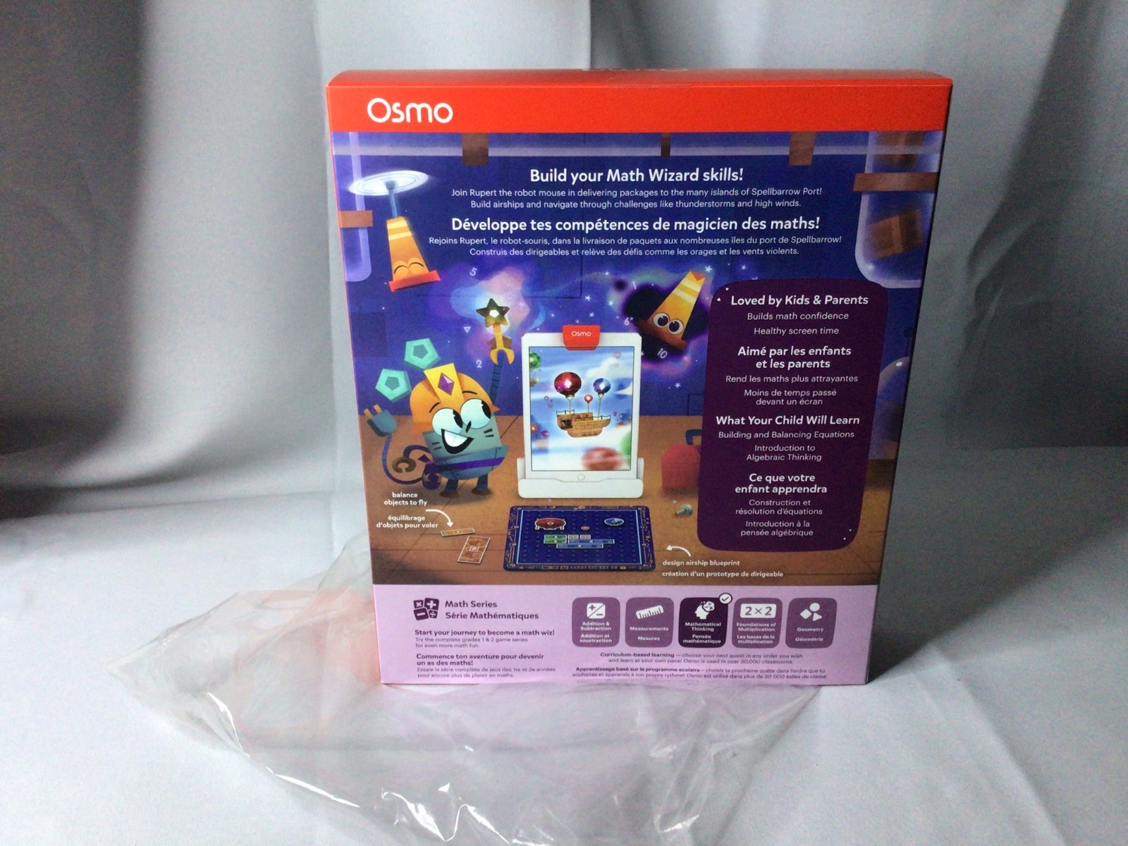Osmo Math Wizard and the Amazing Airships iPad Tablet. Ages 6-8.