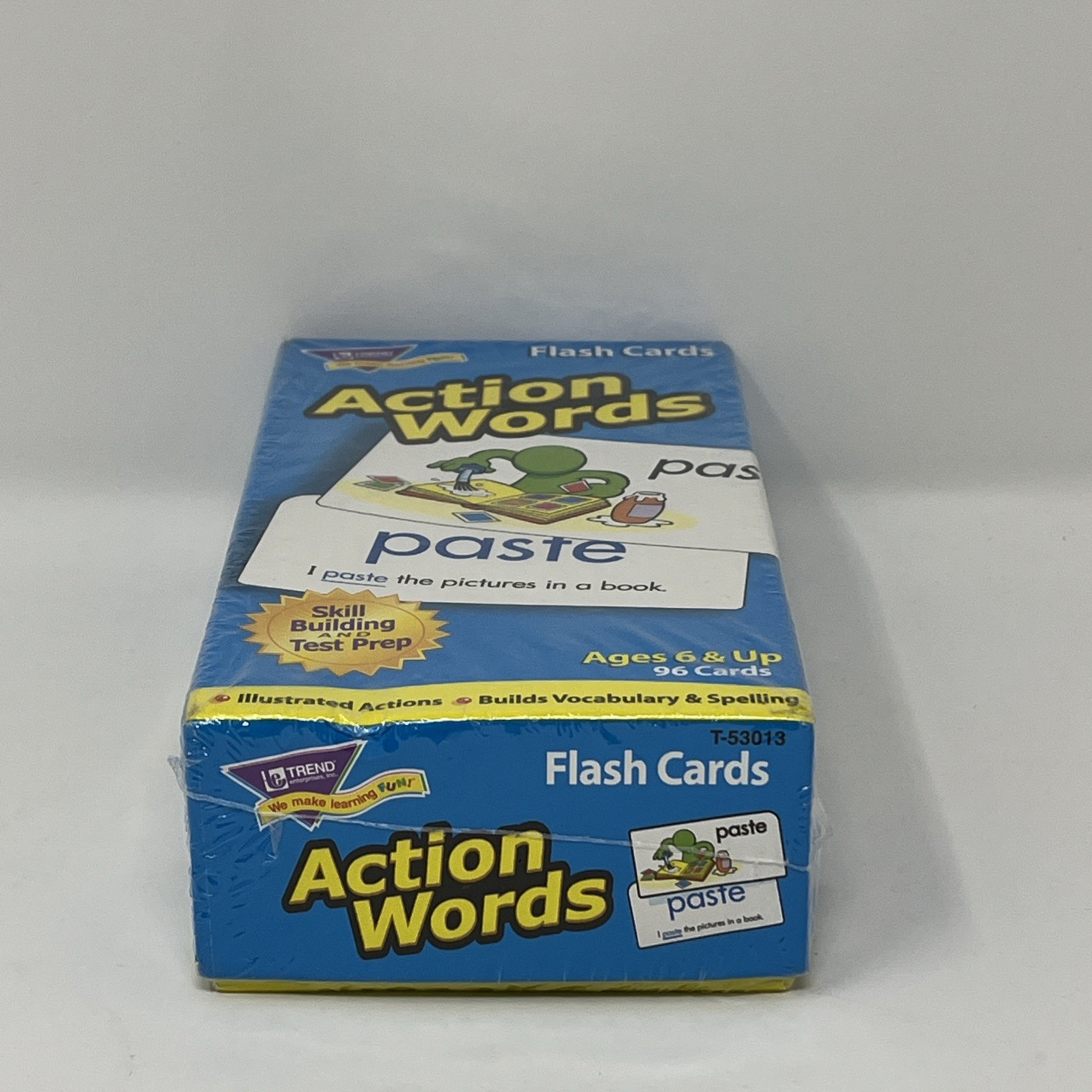 Lakeshore T-53013 Flash Cards Action Words Ages 6 & Up 96 Cards (CA-011) Trend