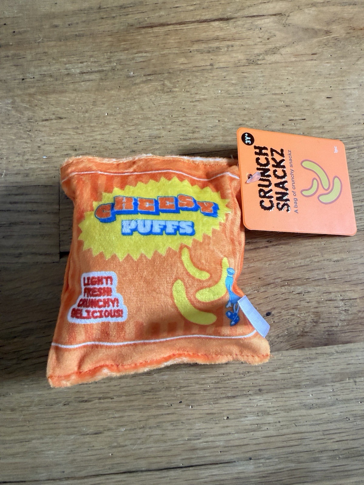 New J’adore Bag Squish Master Crunchy Snackz Sensory Toy Cheesy Puffs Toy 3+