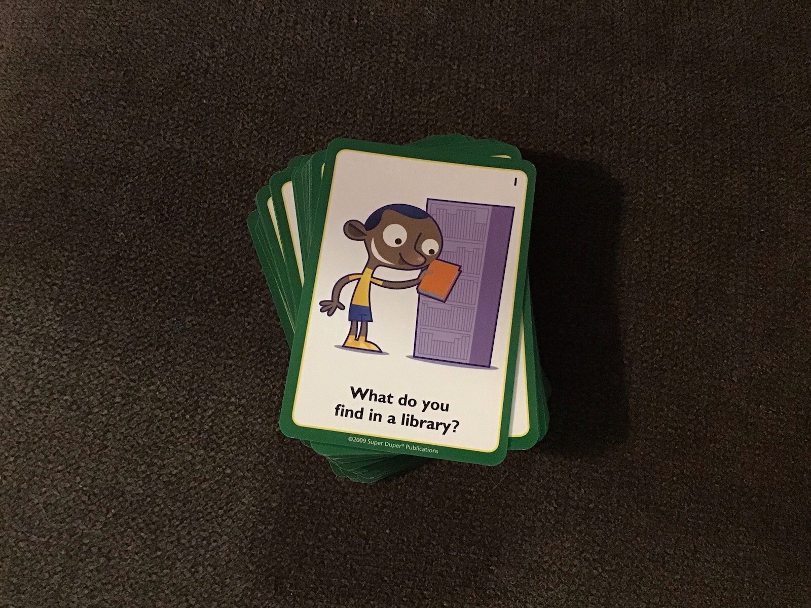 Super Duper Publications WH Questions Community Fun Deck 56 Cards Social Skills