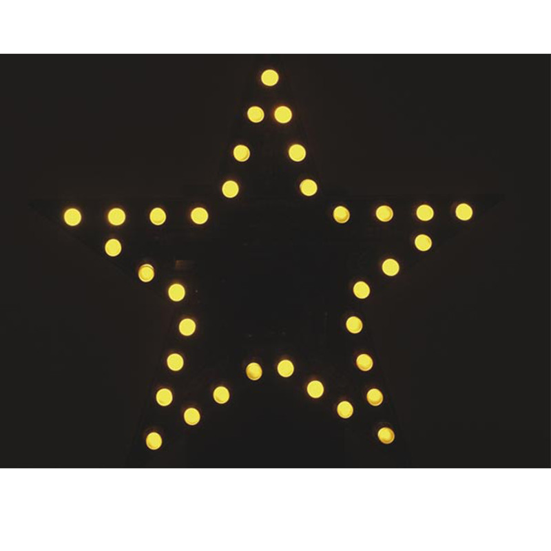 Velleman MK169Y FLASHING YELLOW LED STAR